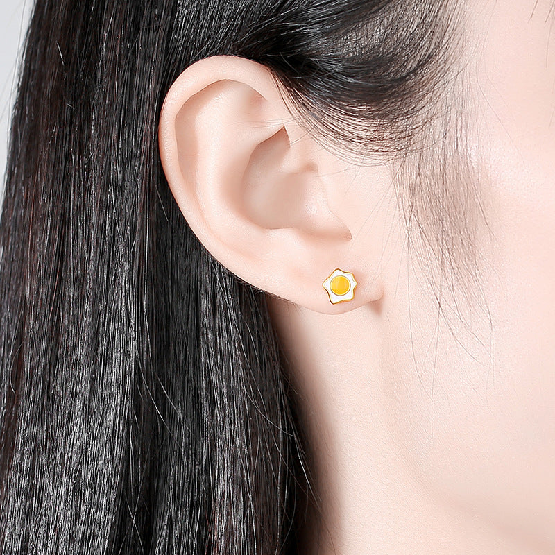 Egg + Utensils Earrings (PAIR)