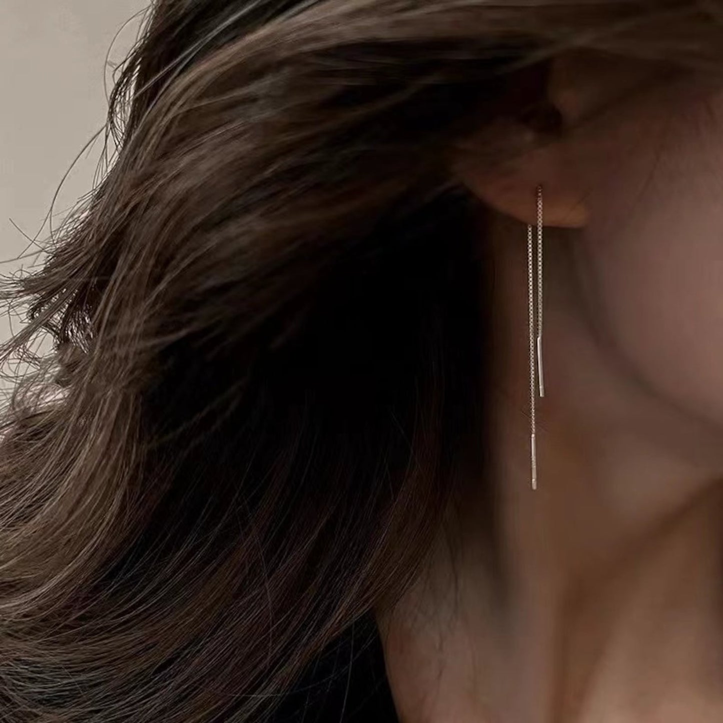 Long Threader Earrings (Single)