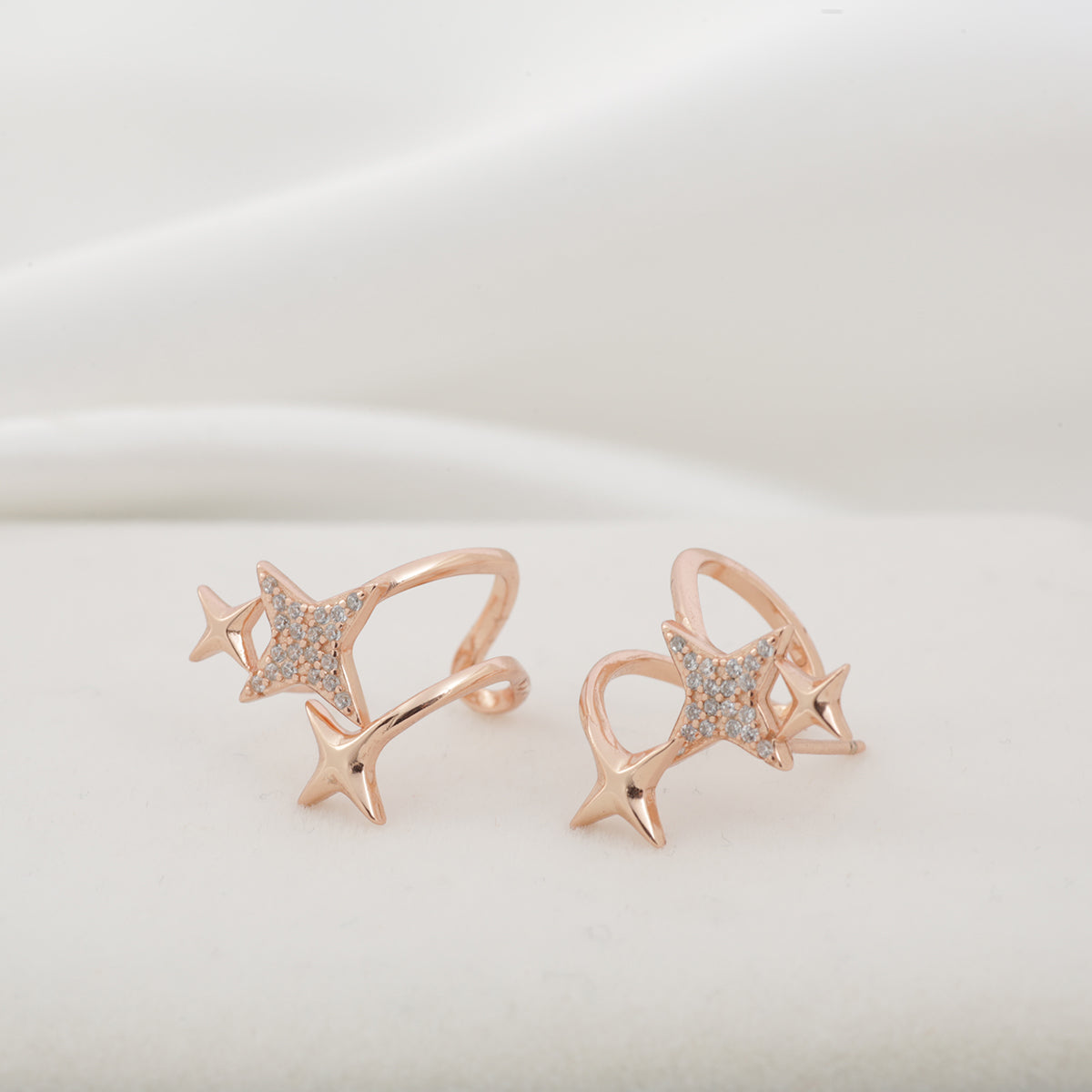 Triple Star Stud (Pair)